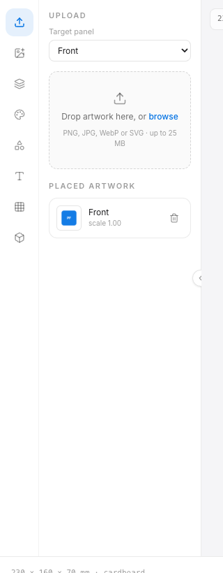 Placed artwork controls for offset scale rotation