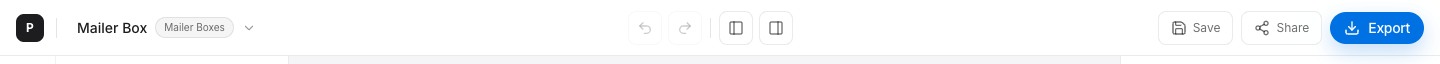Editor toolbar close-up